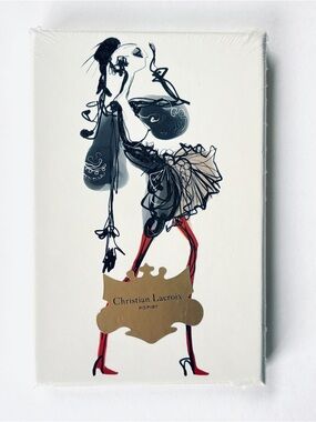 Christian Lacroix Haute Couture Boxed Note Cards Envelopes Stickers Stationery